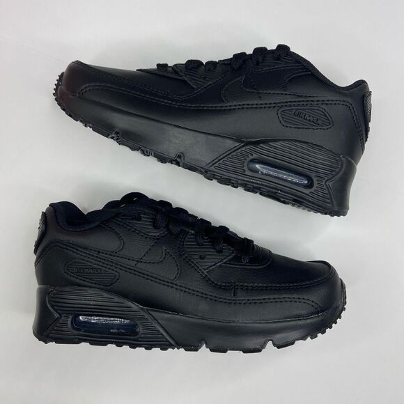 Nike Kids' Air Max 90 Shoes Black Size 2Y - Picture 2 of 3
